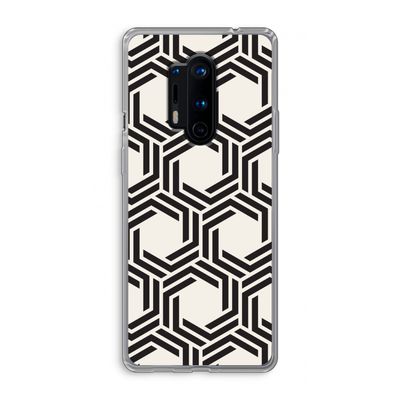 Geometrisch patroon: OnePlus 8 Pro Transparant Hoesje