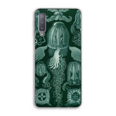 Haeckel Cubomedusae: Samsung Galaxy A7 (2018) Transparant Hoesje
