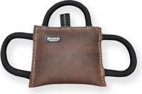 BODO leren bijtkussen - Bruin - 15x4x17cm - 3 handvaten