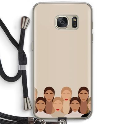 Girls girls girls: Samsung Galaxy S7 Transparant Hoesje met koord