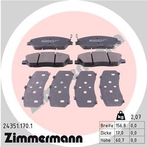 Remblokkenset 243511701