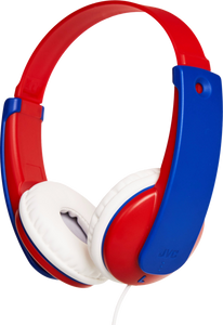 JVC HA-KD7-R Headset Bedraad Hoofdband Muziek Blauw, Rood