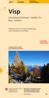 Wandelkaart 274T Visp | Swisstopo Wandelkaart 274T Visp | Swisstopo