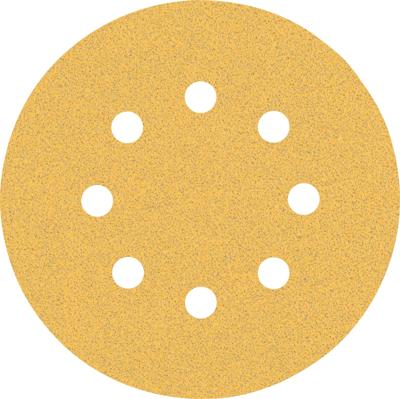 Bosch Accessoires Expert C470 schuurpapier voor excenterschuurmachines 125 mm, 8 gaten, K80 5-delig - 2608900805