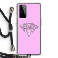 Home Is Where The Wifi Is: OnePlus 9 Pro Transparant Hoesje met koord