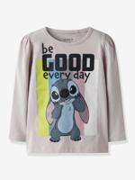 Ruimvallend t-shirt STITCH meisje NAME IT zachtpaars