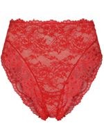 Dolce & Gabbana culotte en dentelle à taille haute - Rouge - thumbnail