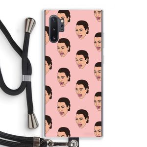 Ugly Cry Call: Samsung Galaxy Note 10 Plus Transparant Hoesje met koord