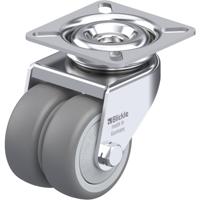 Blickle LDA-TPA 50KF Dubbel zwenkwiel Wieldiameter: 50 mm Draagvermogen (max.): 80 kg 1 stuk(s)