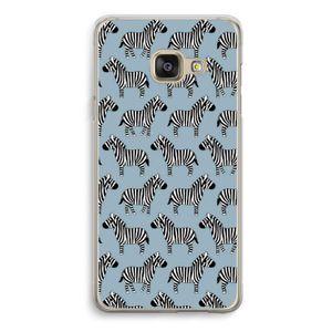 Zebra: Samsung Galaxy A3 (2016) Transparant Hoesje