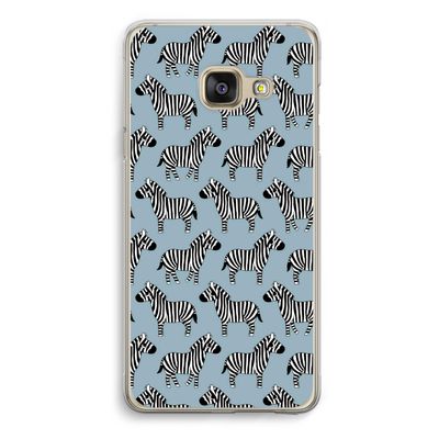 Zebra: Samsung Galaxy A3 (2016) Transparant Hoesje