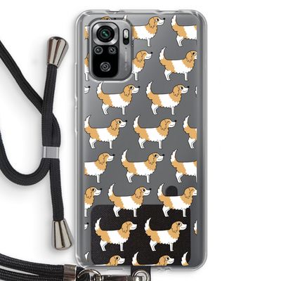 Doggy: Xiaomi Redmi Note 10S Transparant Hoesje met koord