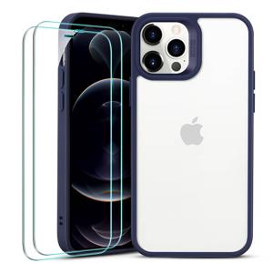 iPhone 12 Pro Max Classic Hybrid Case and Protector Set Navy Blue