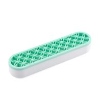 Nellie's Choice • mixed media tools brush holder light blue