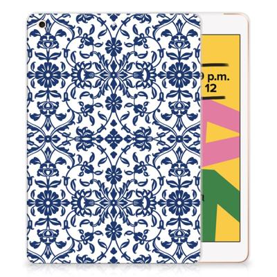 Apple iPad 10.2 | iPad 10.2 (2020) | 10.2 (2021) | Siliconen hoesje | Flower Blue