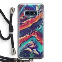Chameleon Sun: Samsung Galaxy S10e Transparant Hoesje met koord