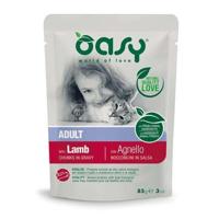 OASY Chunks in gravy Lamb - nat kattenvoer - 85g