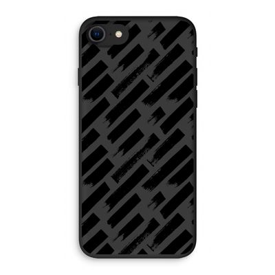 Zwarte vegen: iPhone 8 Biologisch afbreekbaar hoesje