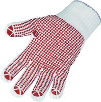 Asatex Handschoen | maat 9 rood | EN 388 PSA-categorie II | katoen (binnen)/polyamide (buiten) | 12 paar - 3685/9 3685/9