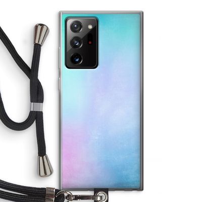 mist pastel: Samsung Galaxy Note 20 Ultra / Note 20 Ultra 5G Transparant Hoesje met koord