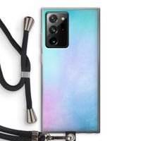 mist pastel: Samsung Galaxy Note 20 Ultra / Note 20 Ultra 5G Transparant Hoesje met koord