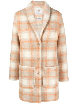 Woolrich manteau à carreaux - Tons neutres