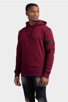 Malelions Captain Hoodie 2.0 Heren Rood/Zwart - Maat XS - Kleur: RoodZwart | Soccerfanshop - thumbnail