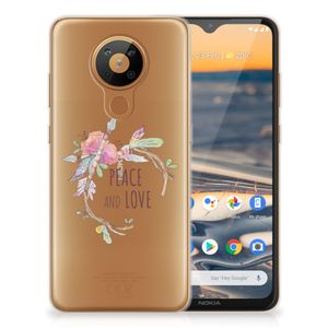 Nokia 5.3 Telefoonhoesje met Naam Boho Text