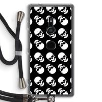 Musketon Skulls: Sony Xperia XZ2 Transparant Hoesje met koord - thumbnail