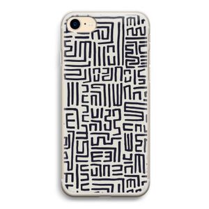 Moroccan Print: iPhone 7 Transparant Hoesje
