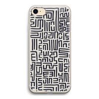Moroccan Print: iPhone 7 Transparant Hoesje