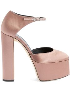 Giuseppe Zanotti escarpins Bebe 150 mm en satin - Rose