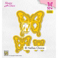Nellie's Choice • shape dies vlinders 3st.