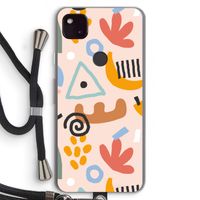 Abstract: Pixel 4a 5G Transparant Hoesje met koord