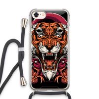 Tiger and Rattlesnakes: iPhone 7 Transparant Hoesje met koord