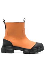 GANNI bottines à semelle épaisse 55 mm - Orange