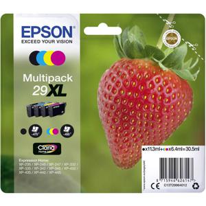 Epson Inktcartridge T2996, 29XL Origineel Combipack Zwart, Cyaan, Magenta, Geel C13T29964012