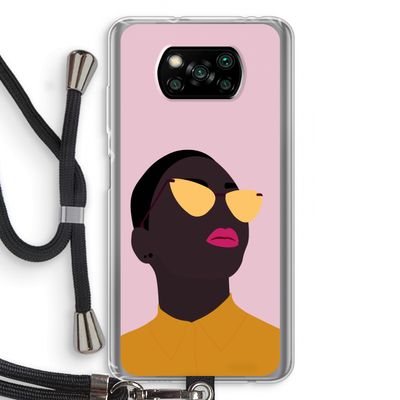 Yellow glasses: Xiaomi Poco X3 Pro Transparant Hoesje met koord