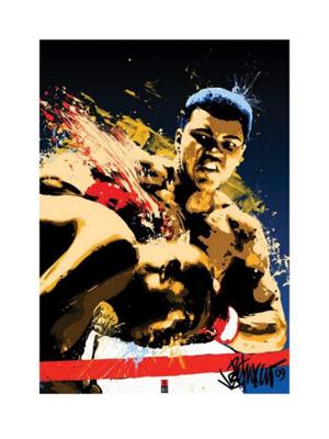 Kunstdruk Muhammad Ali Sting Petruccio 60x80cm