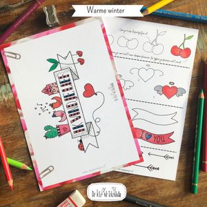 De Kleine Tekenaar: Warme Winter