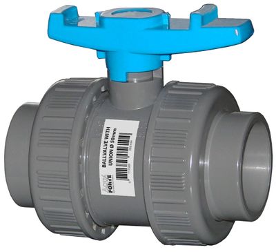 Europond PVC Kogelkraan 50mm met Dubbele Wartel - Weerbestendig, Eenvoudig te Monteren