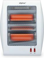 Alpina elektrische kachel straalkachel 2 standen 400 en 800 watt kantelbeveiliging draagbaar Alpina elektrische kachel straalkachel 2 standen 400 en 800 watt kantelbeveiliging draagbaar