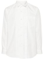 sacai chemise à détails de coutures - Blanc