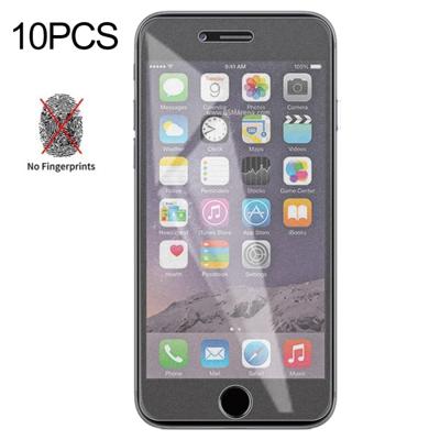 10 stuks niet-volledige matte Frosted gehard glas film voor iPhone 6/6S