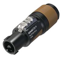 Neutrik 2-polige kabelconnector, klauwplaat type trekontlasting - NTR-NL2FXX-W-S - thumbnail