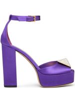 Valentino Garavani sandales One Stud à plateforme 120 mm - Violet