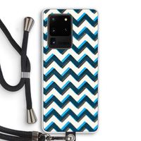 Onderbroken lijn: Samsung Galaxy S20 Ultra Transparant Hoesje met koord