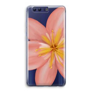 Pink Ellila Flower: Honor 9 Transparant Hoesje