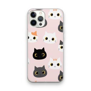Katten: iPhone 12 Pro Max Transparant Hoesje