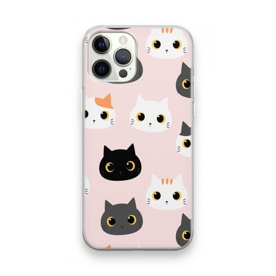 Katten: iPhone 12 Pro Max Transparant Hoesje